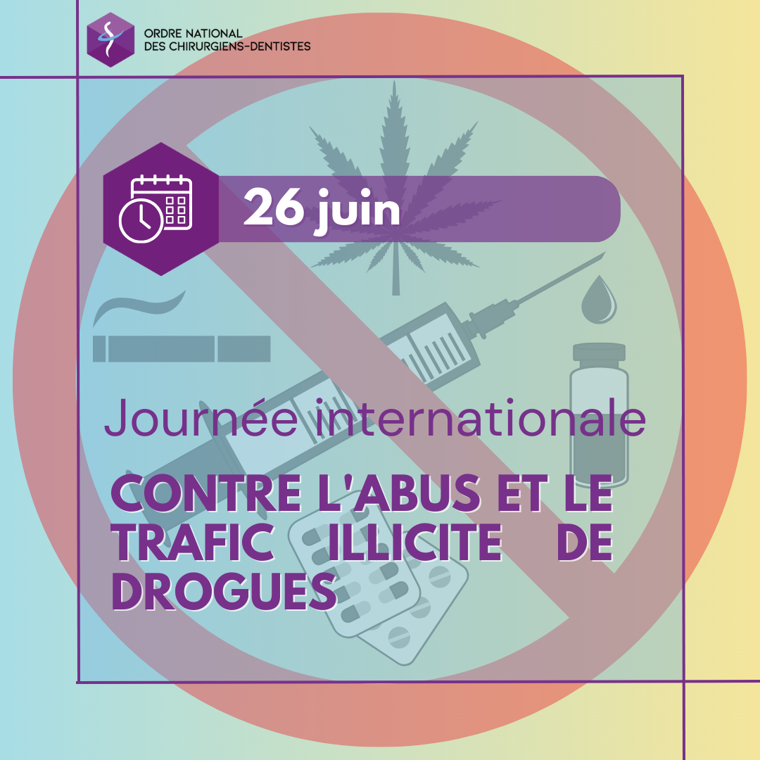 🗓️ Journée internationale contre l’abus et le trafic illicite de drogues | 26 juin