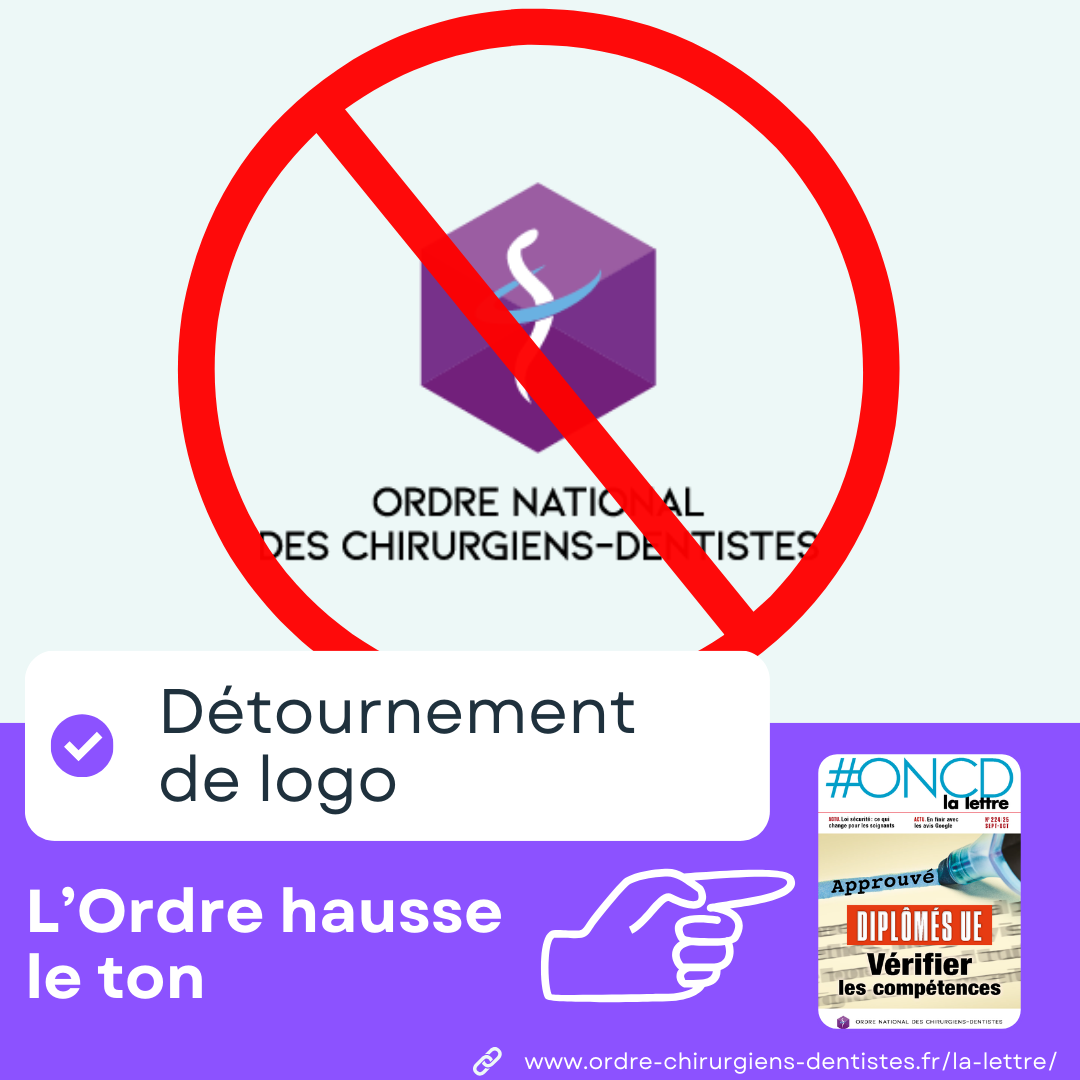 Détournement de logo : l’Ordre hausse le ton