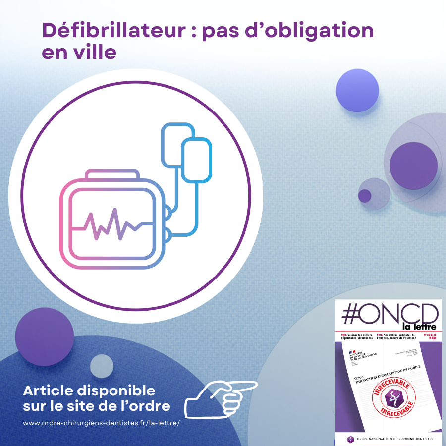 Défibrillateur : pas d’obligation en ville