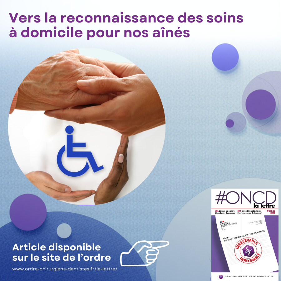 Vers la reconnaissance des soins à domicile pour nos aînés